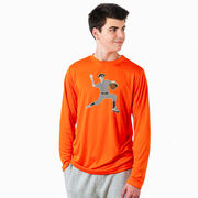 Baseball Long Sleeve Performance Tee - Baseball Bones