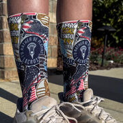 Guys Lacrosse Graphic Flex Mid-Calf Socks - Lacrosse Life