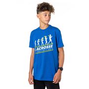 Guys Lacrosse Short Sleeve T-Shirt - Evolution of Lacrosse