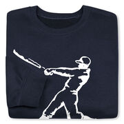 Baseball Crewneck Sweatshirt - Baseball Player