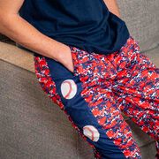 Baseball Lounge Pants - Patriotic Digital Camo