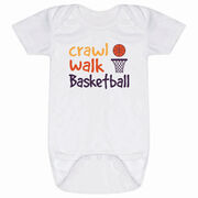 Basketball Baby One-Piece - Crawl Walk Basketball