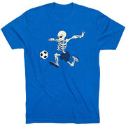 Soccer Short Sleeve T-Shirt - Skeleton Striker