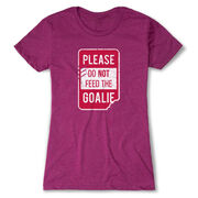Hockey Women's Everyday Tee - Don't Feed The Goalie