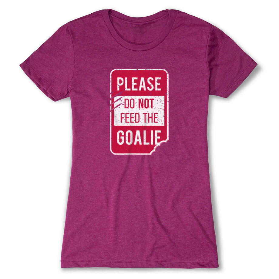 Hockey Women's Everyday Tee - Don't Feed The Goalie