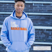 Basketball Hooded Sweatshirt - Eat. Sleep. Basketball.