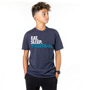 Volleyball T-Shirt Short Sleeve Eat. Sleep. Volleyball.