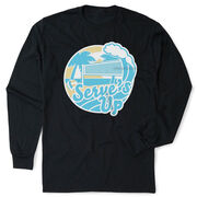 Volleyball Tshirt Long Sleeve - Serve's Up