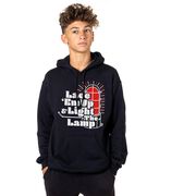 Hockey Hooded Sweatshirt - Lace 'Em Up And Light The Lamp