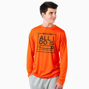 Wrestling Long Sleeve Performance Tee - All I Do Is Pin