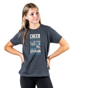 Cheerleading Short Sleeve T-Shirt - Cheerleading Words