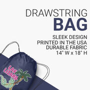 Guys Lacrosse Drawstring Backpack - Lax Lizard