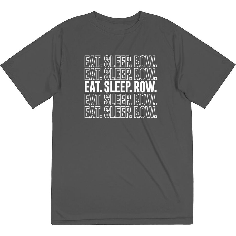 Crew Short Sleeve Performance Tee - Eat. Sleep. Row.