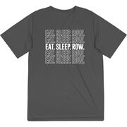 Crew Short Sleeve Performance Tee - Eat. Sleep. Row.