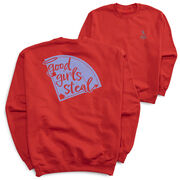 Softball Crewneck Sweatshirt - Good Girls Steal (Back Design)