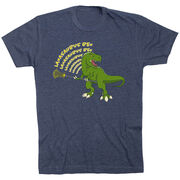 Guys Lacrosse Short Sleeve T-Shirt - Laxasaurus Rex