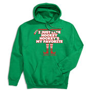 Hockey Hooded Sweatshirt - Hockey's My Favorite