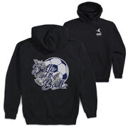 Soccer Hooded Sweatshirt - Belle Of The Ball (Back Design)