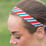 Athletic Juliband Non-Slip Headband - Candy Canes