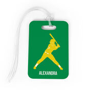 Softball Bag/Luggage Tag - Personalized Softball Batter