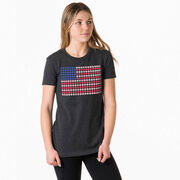 Baseball Women's Everyday Tee - Patriotic Baseball