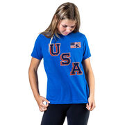 Hockey T-Shirt Short Sleeve - Hockey USA Gold