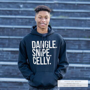 Hockey Hooded Sweatshirt - Dangle Snipe Celly Words