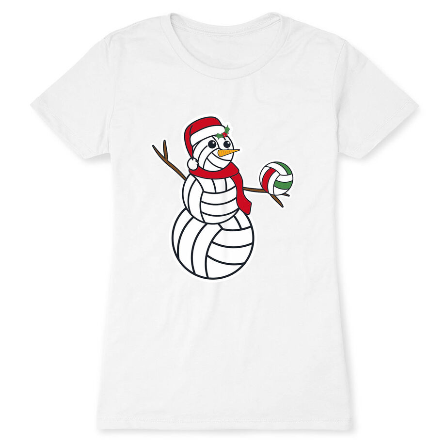 Volleyball Women's Everyday Tee - Serving Holiday Cheer