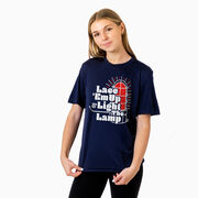 Hockey Short Sleeve Performance Tee - Lace 'Em Up And Light The Lamp