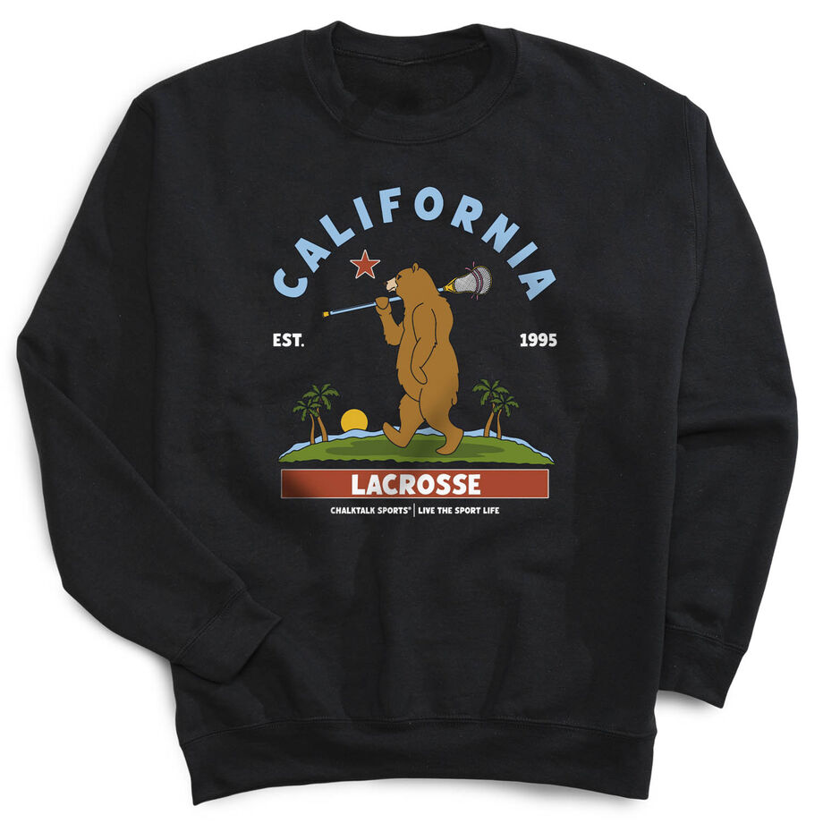 Guys Lacrosse Crewneck Sweatshirt - California Lacrosse