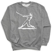 Baseball Crewneck Sweatshirt - Baseball Player