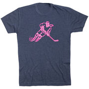 Hockey T-Shirt Short Sleeve - Neon Hockey Girl