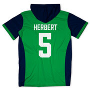 Custom Team Lightweight Short Sleeve ShieldDri Hoodie - Basketball