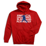 Hockey Hooded Sweatshirt - Bones Heal Hockey