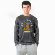 Guys Lacrosse Long Sleeve Performance Tee - California Lacrosse
