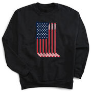 Hockey Crewneck Sweatshirt - American Flag