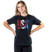 Soccer T-Shirt Short Sleeve - USA Patriotic