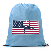 Soccer Drawstring Backpack - Patriotic Soccer