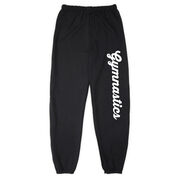 Gymnastics Fleece Sweatpants - Gymnastics Script