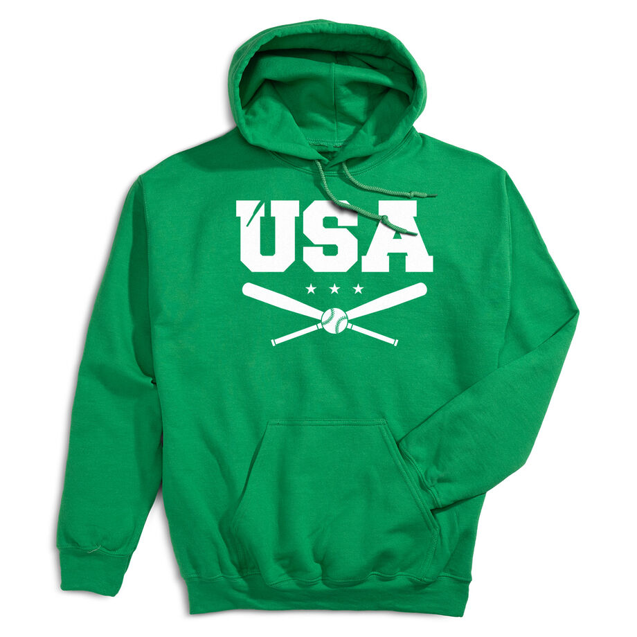 Baseball Hooded Sweatshirt - USA