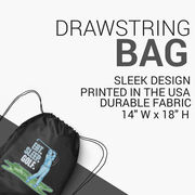 Golf Drawstring Backpack - Eat. Sleep. Golf