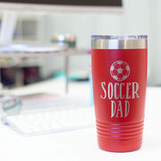 Soccer 20oz. Double Insulated Tumbler - Soccer Dad