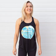 Volleyball Flowy Racerback Tank Top - Serve's Up
