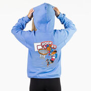 Basketball Hooded Sweatshirt - Hoop Loops (Back Design)