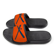 Baseball Repwell&reg; Slide Sandals - Crossed Bats with Ball