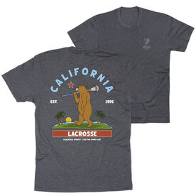 Guys Lacrosse Short Sleeve T-Shirt - California Lacrosse (Back Design)