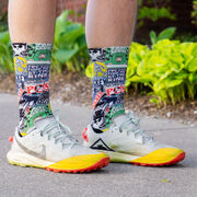Hockey Graphic Flex Mid-Calf Socks - Hockey Life