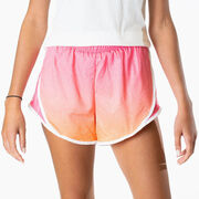 Girls Lacrosse Shorts - Sunset