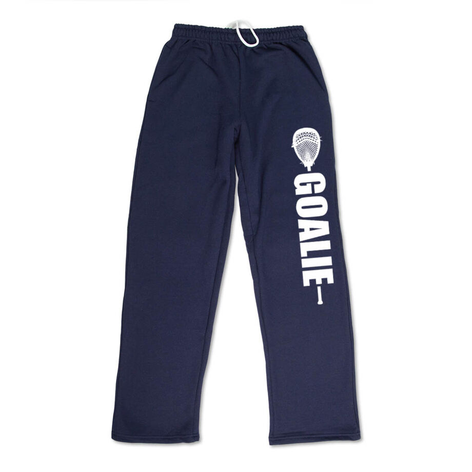 Lacrosse Fleece Sweatpants - Goalie [Adult Medium/Navy] - SS