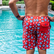 Soccer Swim Trunks - All American